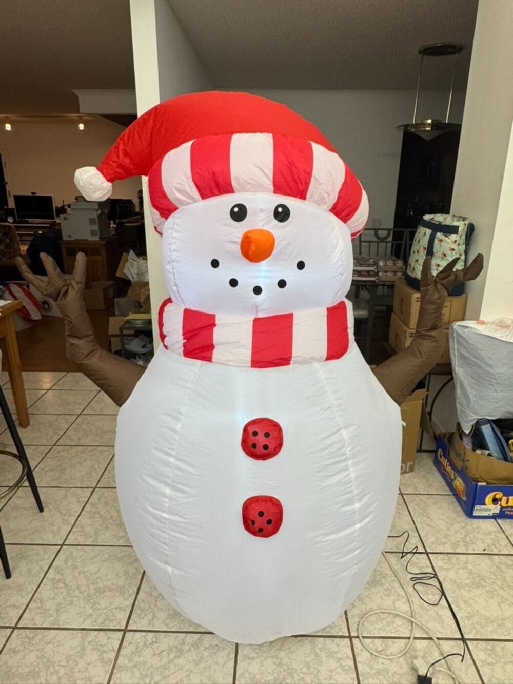 5ft GOOSH Christmas Inflatable Snowman